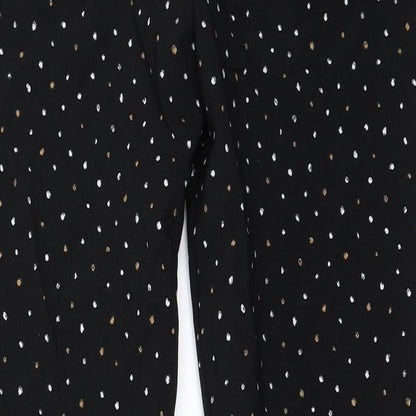 MNG Womens Black   Capri Trousers Size 40 L28 in