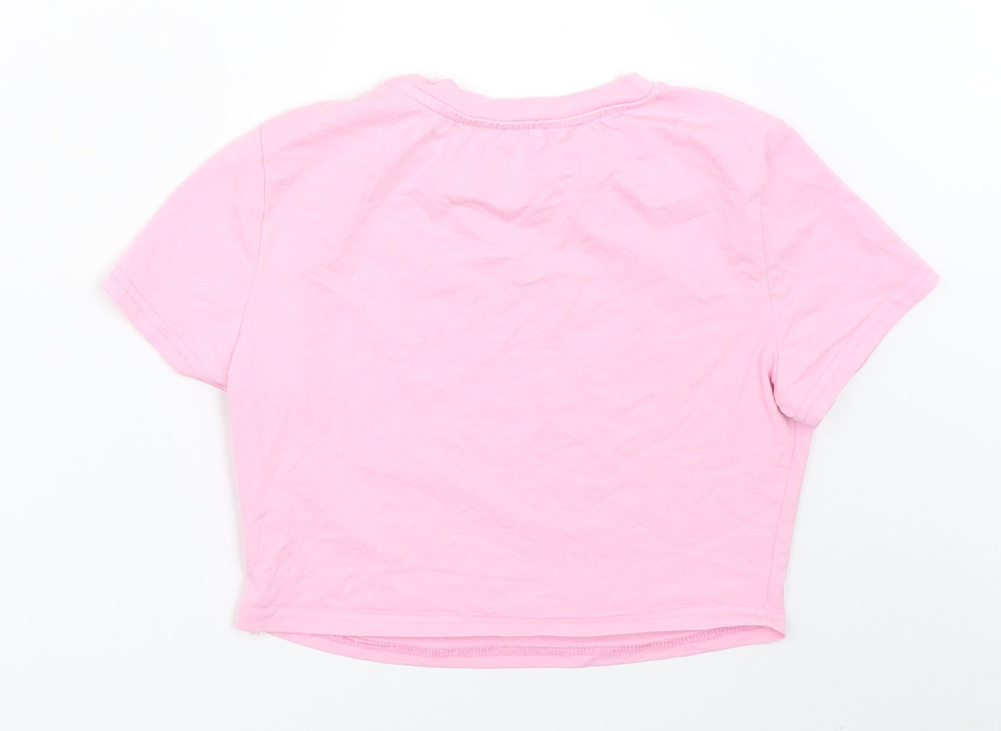 SheIn Womens Pink   Cropped T-Shirt Size M