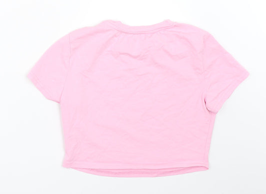 SheIn Womens Pink   Cropped T-Shirt Size M