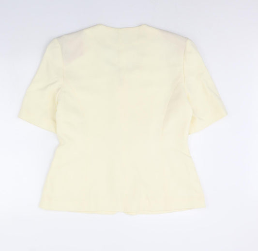 Avenue Womens Ivory   Jacket  Size 16  - Shoulder Pads