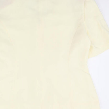 Avenue Womens Ivory   Jacket  Size 16  - Shoulder Pads