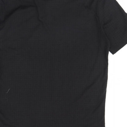 Womens UK Size XL Slazenger Black Basic Polo