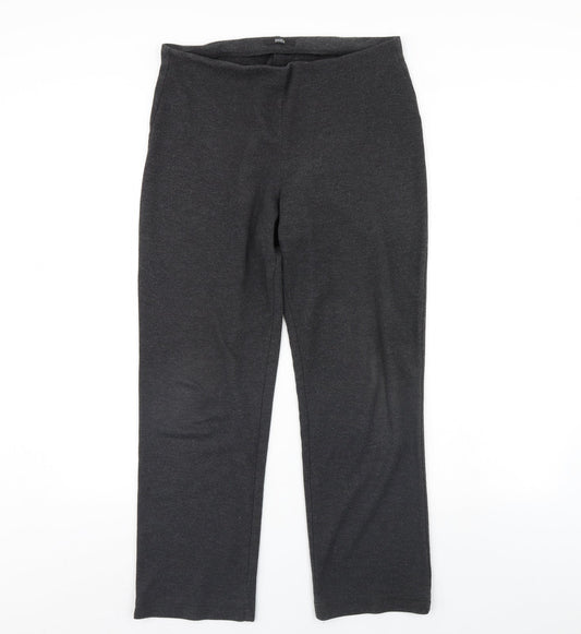 Womens UK Size 32 in m&s Regular Fit  Grey Trousers
