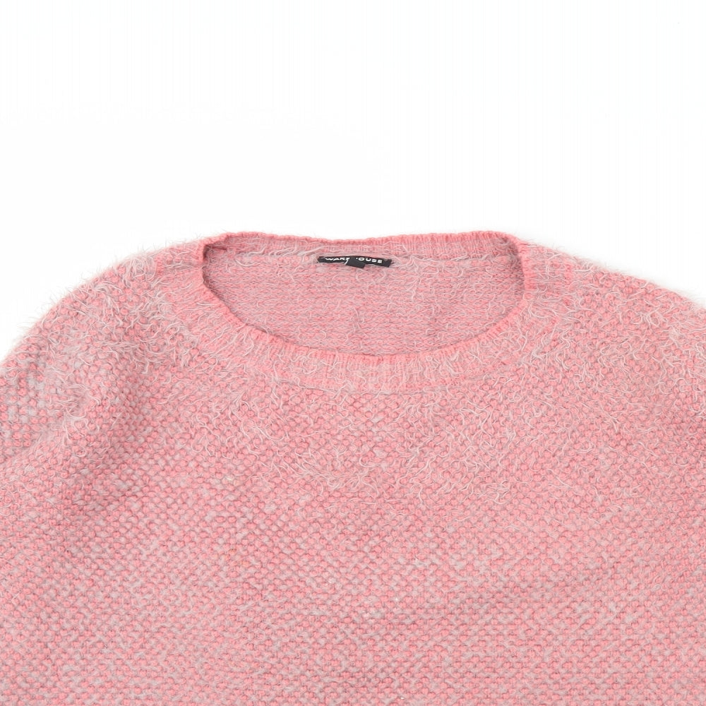 Womens UK Size 12 Warehouse Pink Pullover Jumper