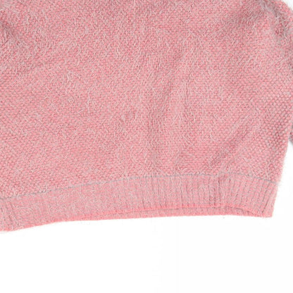 Womens UK Size 12 Warehouse Pink Pullover Jumper