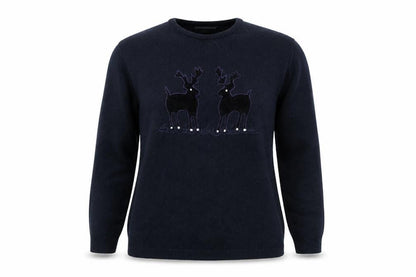 Allwyn Womens Blue   Pullover Jumper Size M