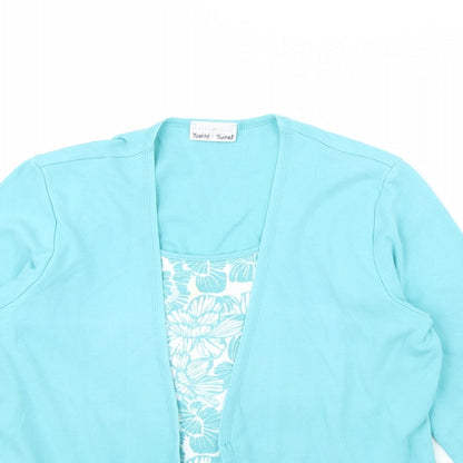 Womens UK Size M Cotswold Blue Pullover Jumper