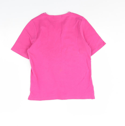 Cotswold Womens Pink   Basic T-Shirt Size M