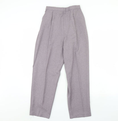 Womens UK Size 16 Preworn Regular Fit  Purple Trousers