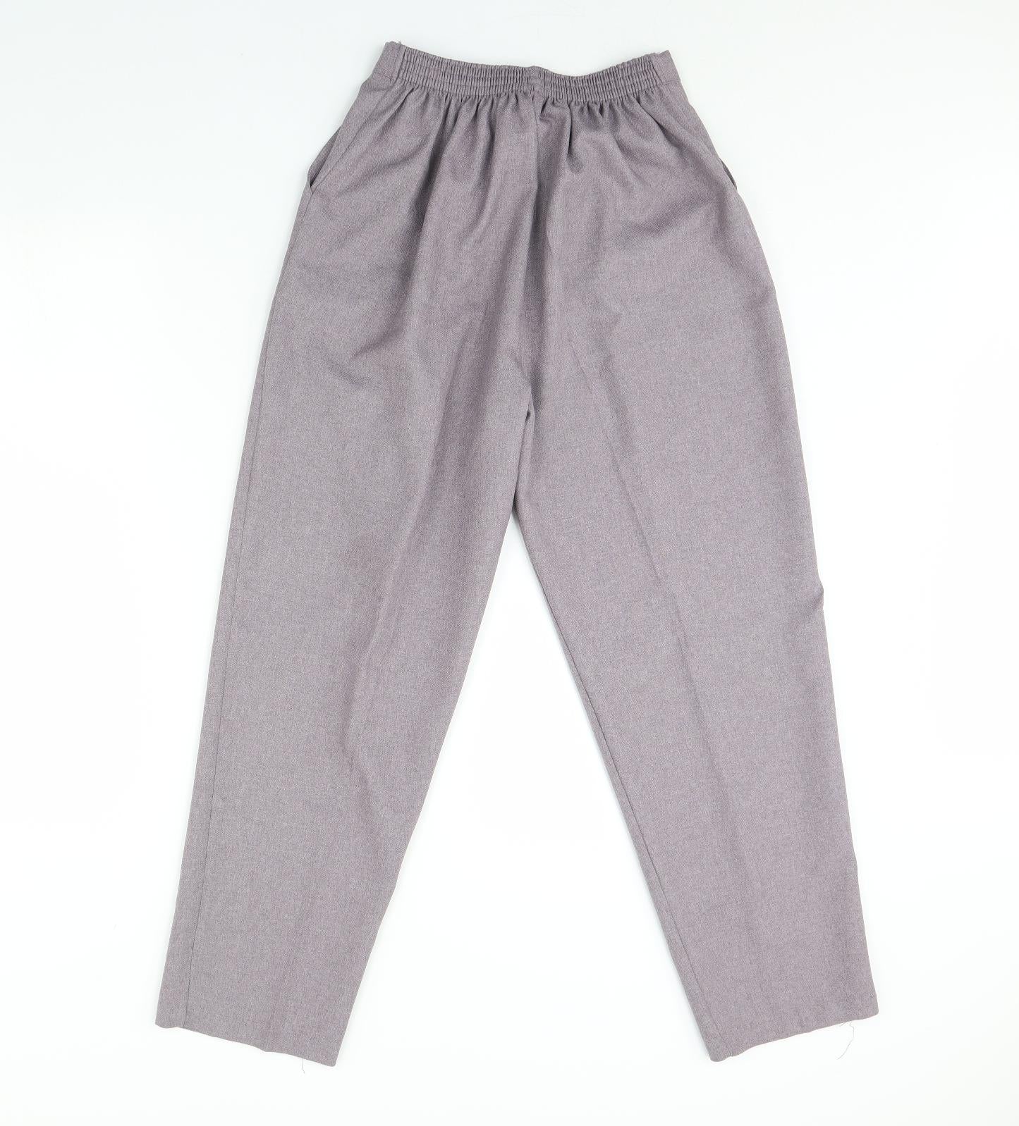 Womens UK Size 16 Preworn Regular Fit  Purple Trousers