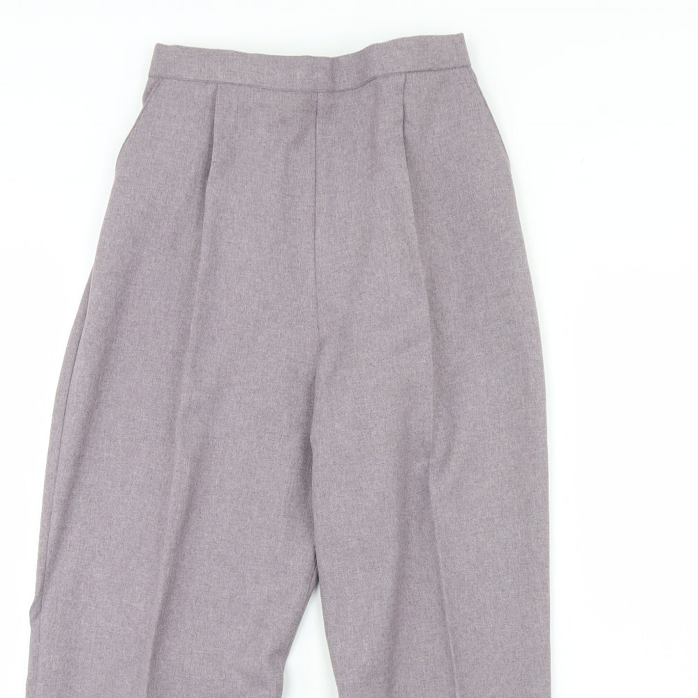 Womens UK Size 16 Preworn Regular Fit  Purple Trousers