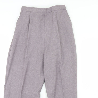 Womens UK Size 16 Preworn Regular Fit  Purple Trousers