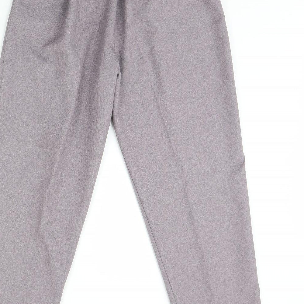 Womens UK Size 16 Preworn Regular Fit  Purple Trousers