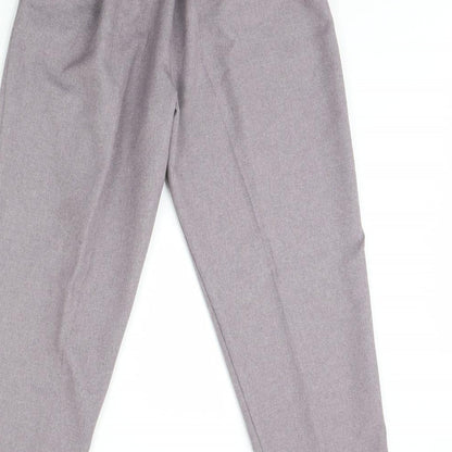 Womens UK Size 16 Preworn Regular Fit  Purple Trousers