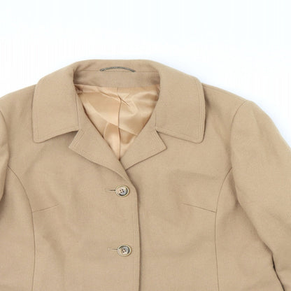 Seigel Womens Beige   Jacket Blazer Size S