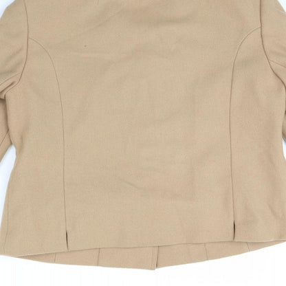 Seigel Womens Beige   Jacket Blazer Size S