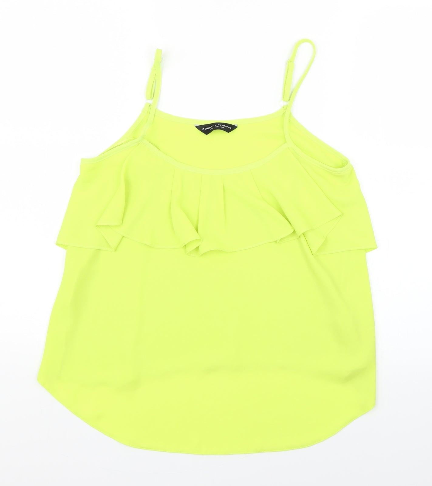Womens UK Size  Dorothy Perkins Yellow Tunic Blouse