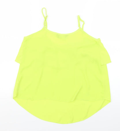 Womens UK Size  Dorothy Perkins Yellow Tunic Blouse