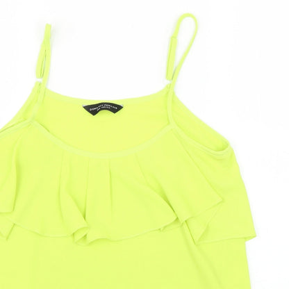 Womens UK Size  Dorothy Perkins Yellow Tunic Blouse