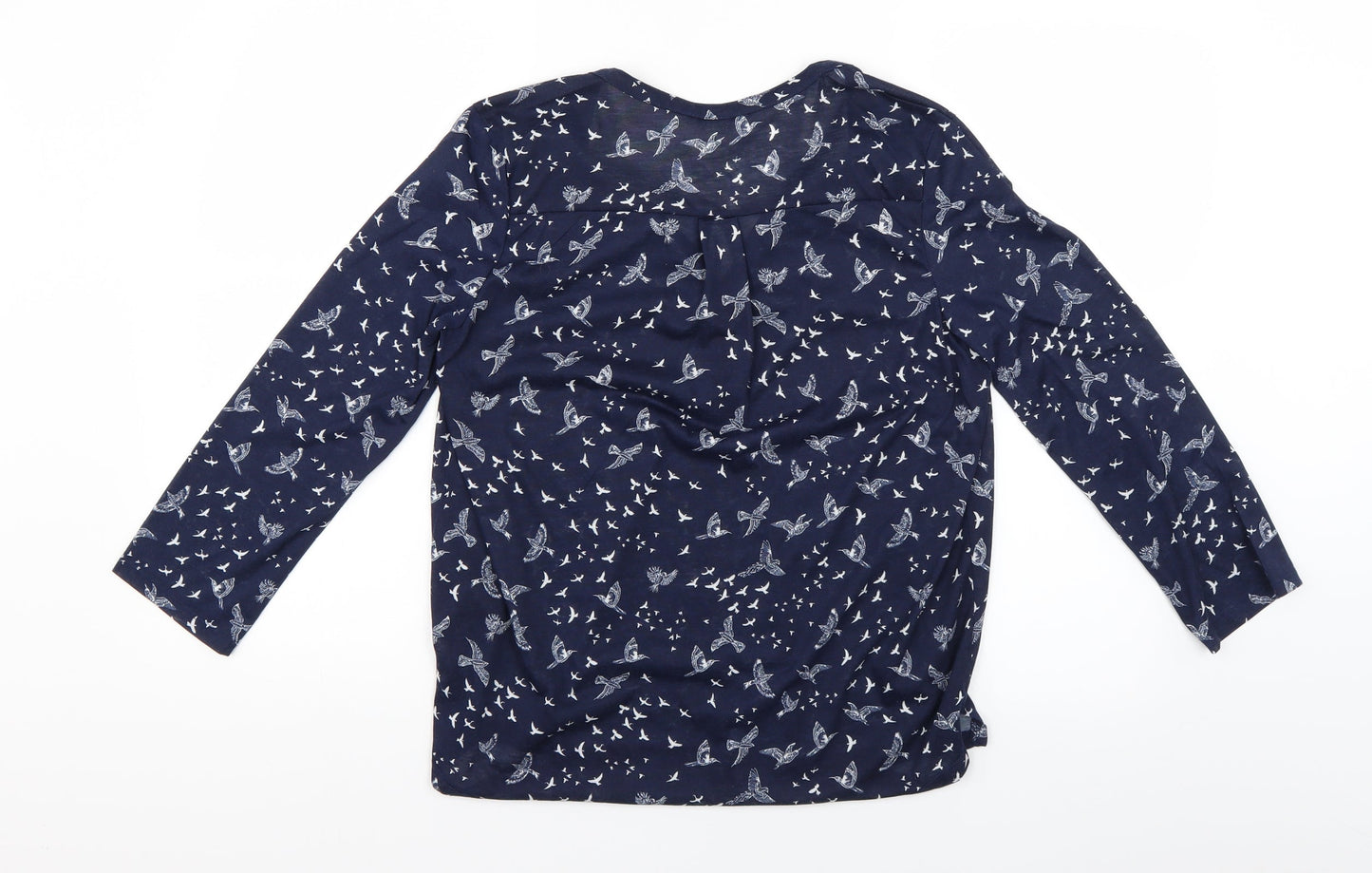 Womens UK Size 6 H&M Blue Basic Blouse