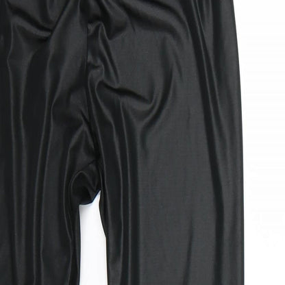 South Womens Black   Cropped Leggings Size 14 L24 in
