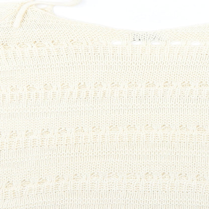 Womens UK Size XL Papaya Beige Pullover Jumper