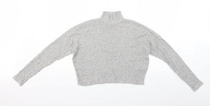 Womens UK Size 6 Topshop Grey Basic Blouse