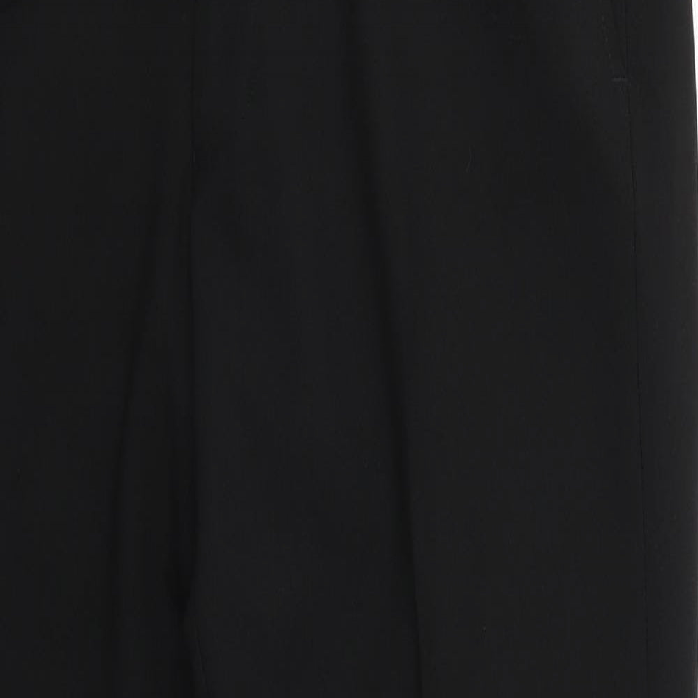 Marks & Spencer Mens Black   Chino Trousers Size 34 in L24 in