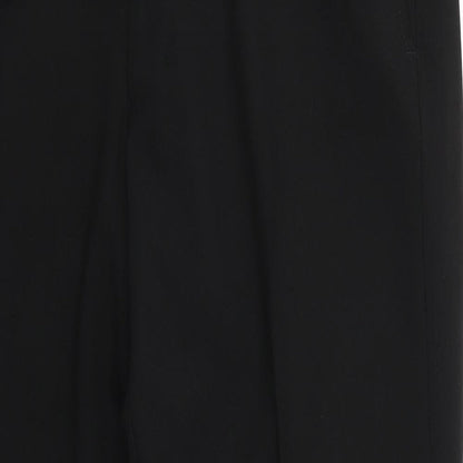 Marks & Spencer Mens Black   Chino Trousers Size 34 in L24 in