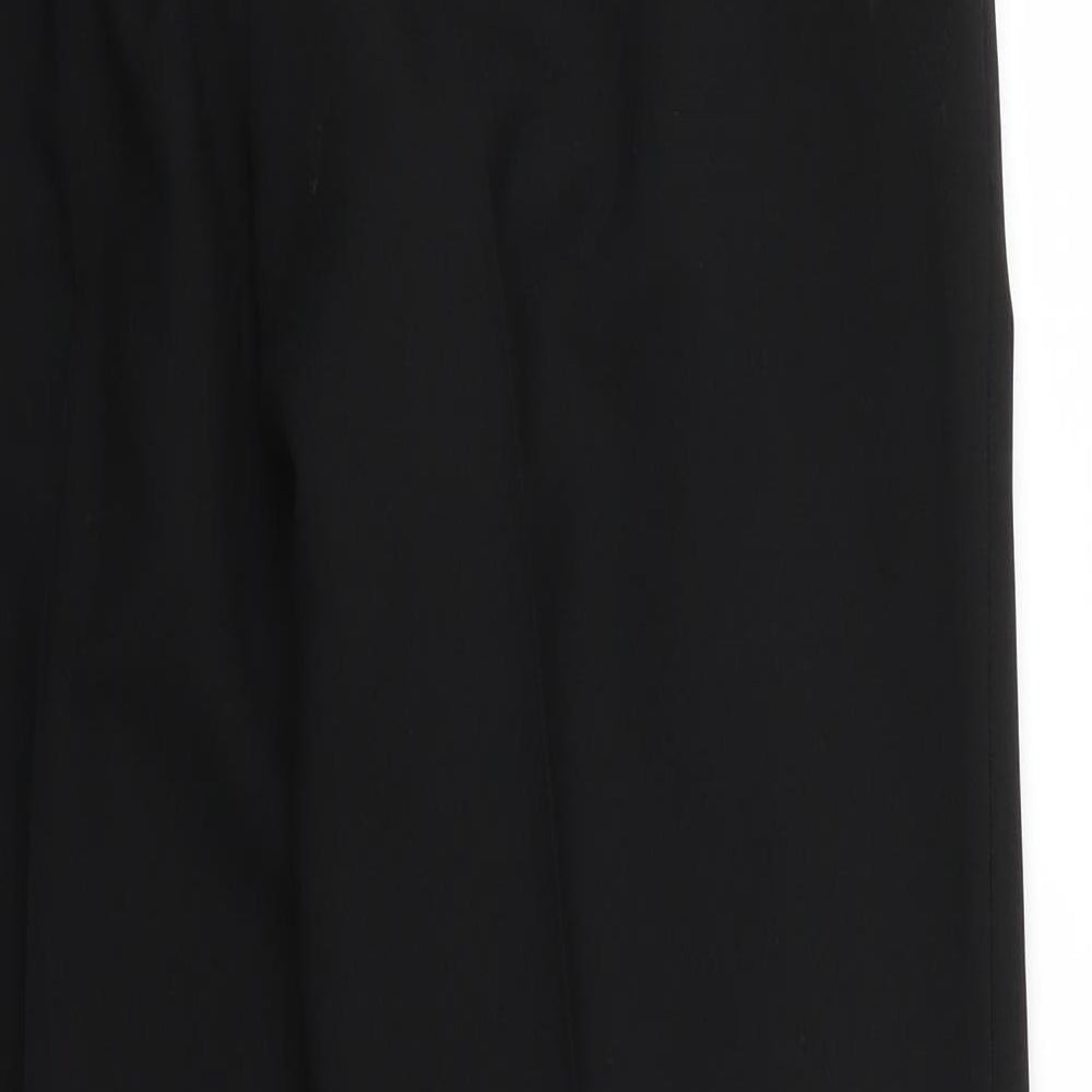 Marks & Spencer Mens Black   Chino Trousers Size 34 in L24 in