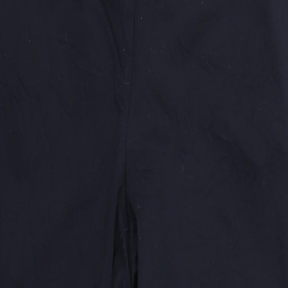 Womens UK Size  Marks and Spencer Regular Fit Chino Black Trousers