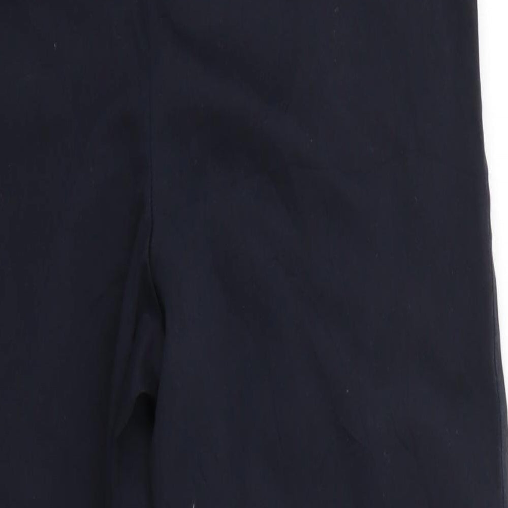 Womens UK Size  Marks and Spencer Regular Fit Chino Black Trousers