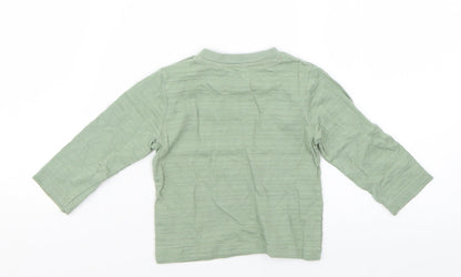 Nutmeg Baby Green   Basic T-Shirt Size 6-9 Months