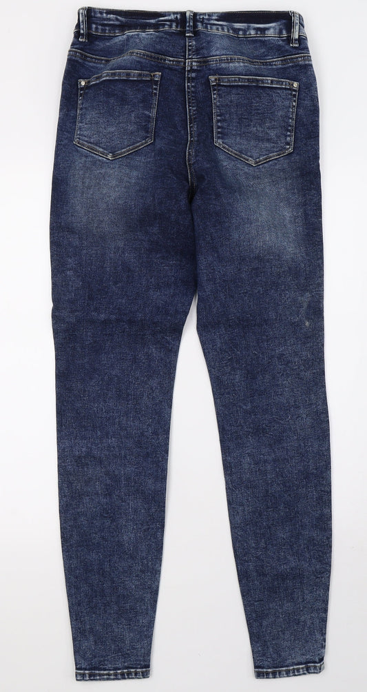 Denim Womens Blue  Denim Skinny Jeans Size 10 L32 in