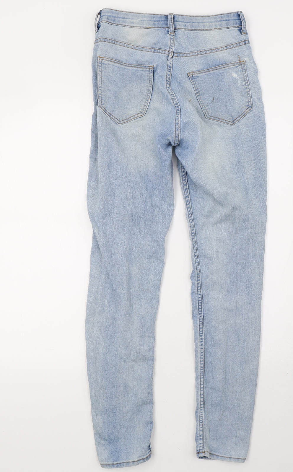 Womens UK Size 6 H&M Regular Fit Skinny Blue Jeans