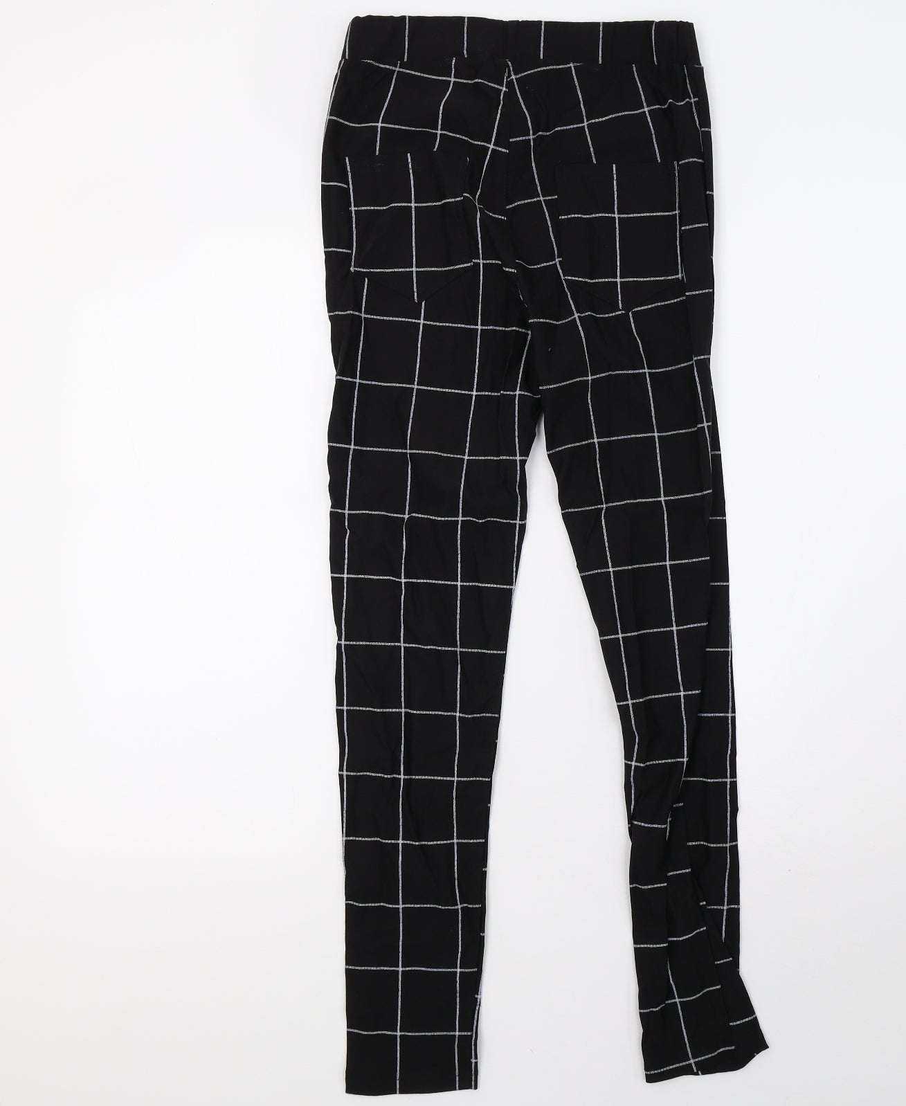 Womens UK Size M Preworn Regular Fit Sweatpants Black Trousers