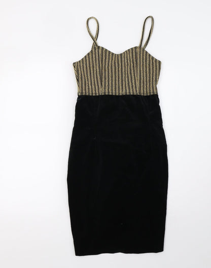 Preworn Womens Gold   A-Line  Size 8