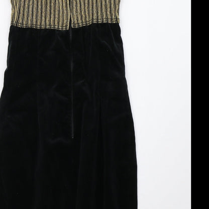 Preworn Womens Gold   A-Line  Size 8