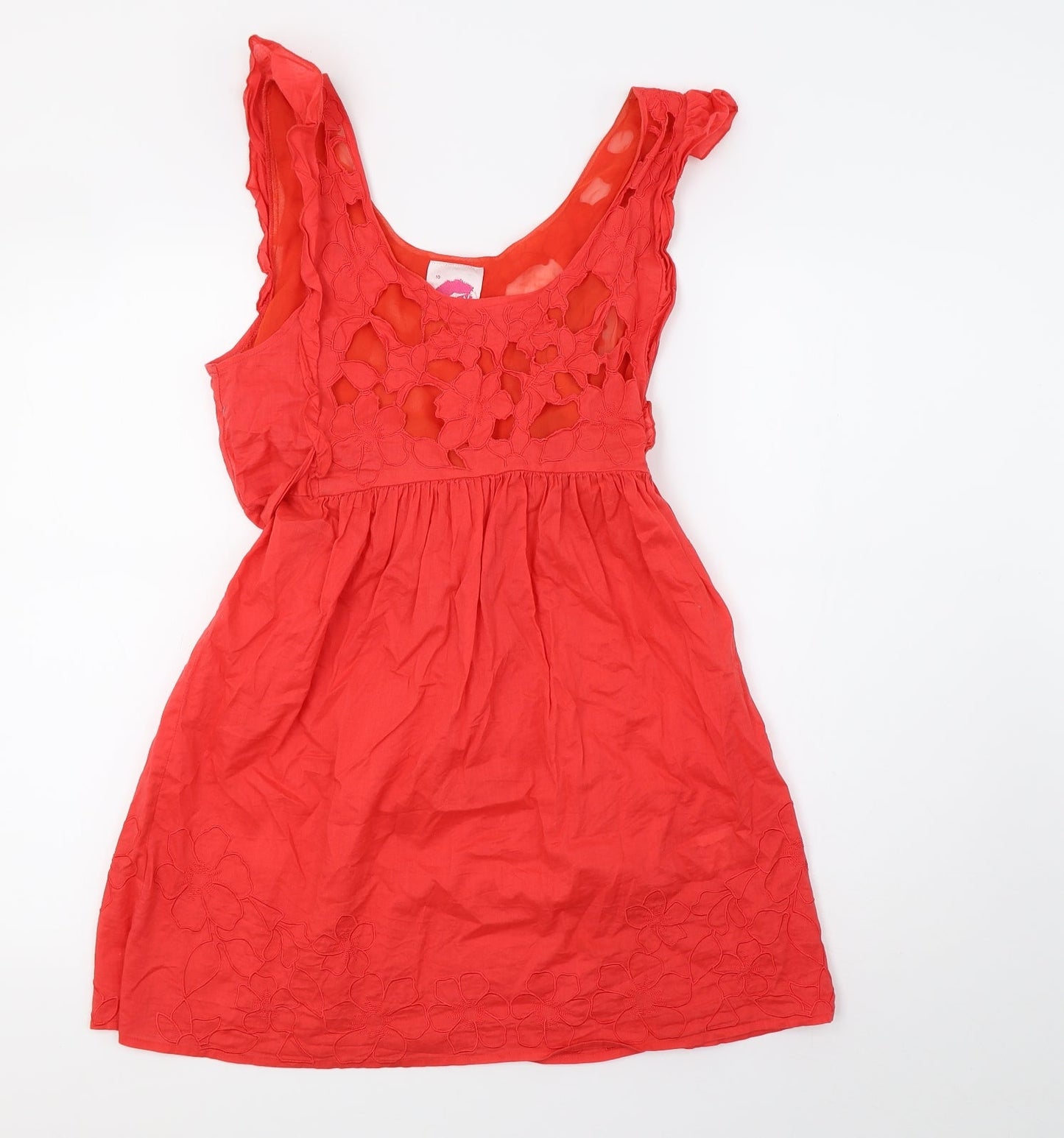 Lipsy Womens Red   A-Line  Size 10