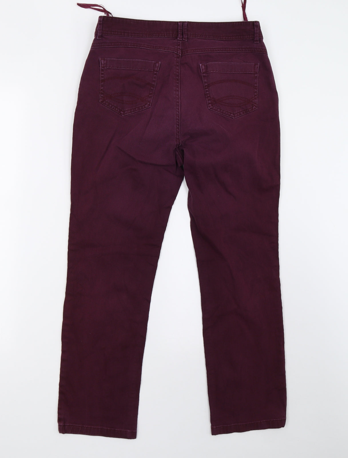 Womens UK Size 10 Marks and Spencer Regular Fit Skinny Purple Jeans