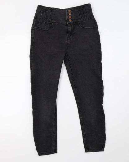 New Look Womens Black  Denim Skinny Jeans Size 10 L24 in