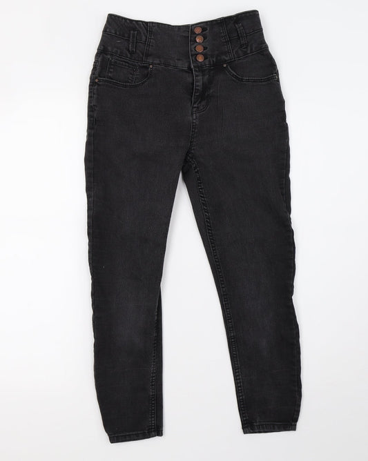New Look Womens Black  Denim Skinny Jeans Size 10 L24 in