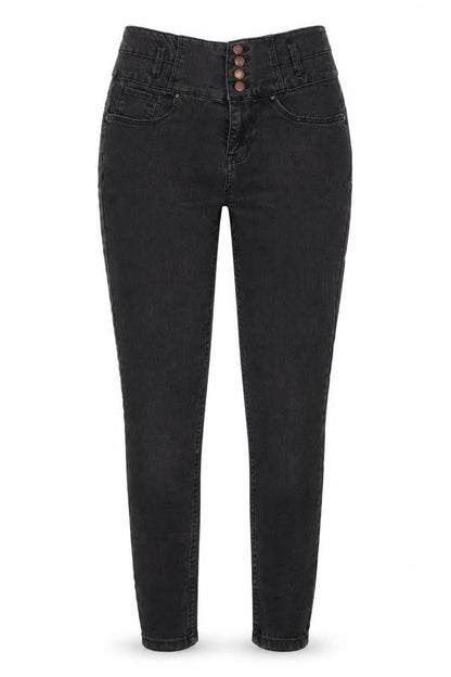 Womens UK Size 10 New Look Regular Fit Skinny Black Jeans