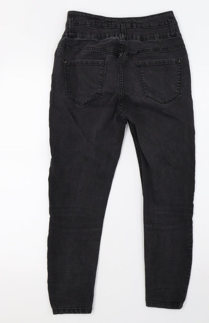 New Look Womens Black  Denim Skinny Jeans Size 10 L24 in