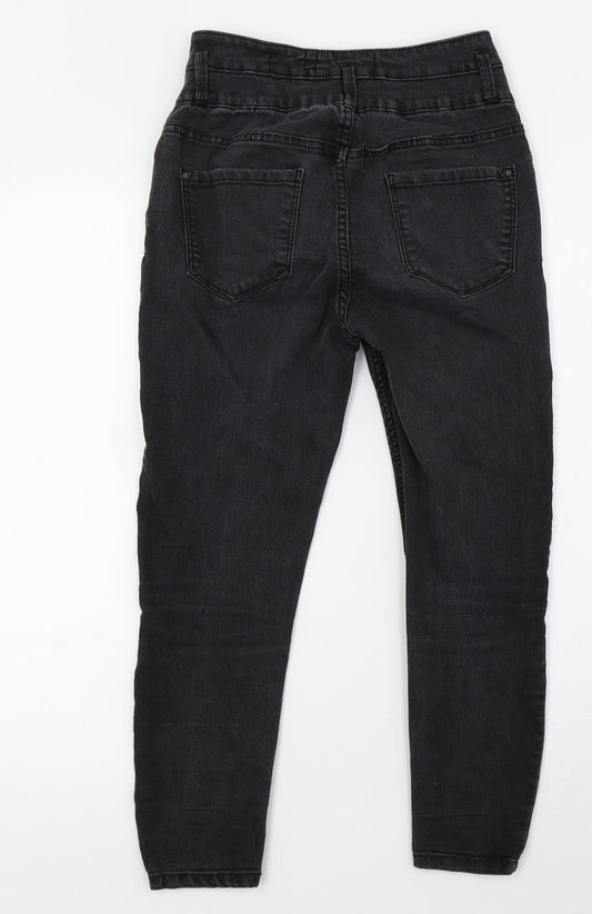New Look Womens Black  Denim Skinny Jeans Size 10 L24 in