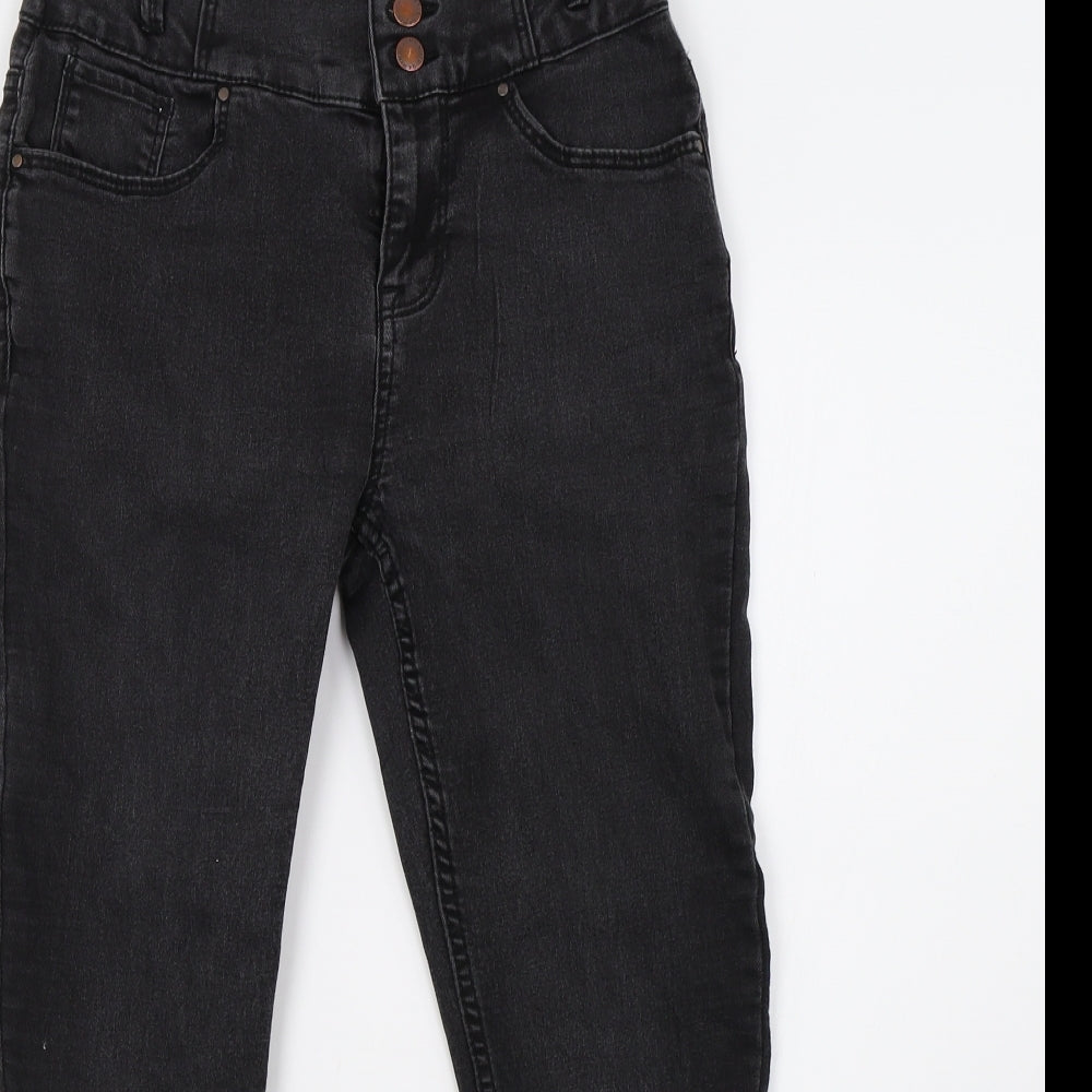 New Look Womens Black  Denim Skinny Jeans Size 10 L24 in