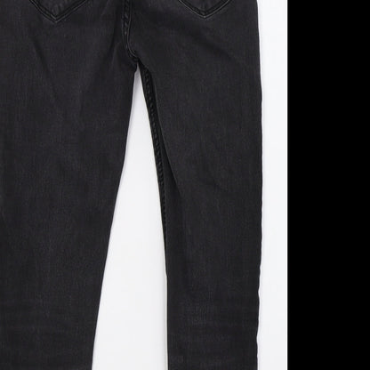 New Look Womens Black  Denim Skinny Jeans Size 10 L24 in