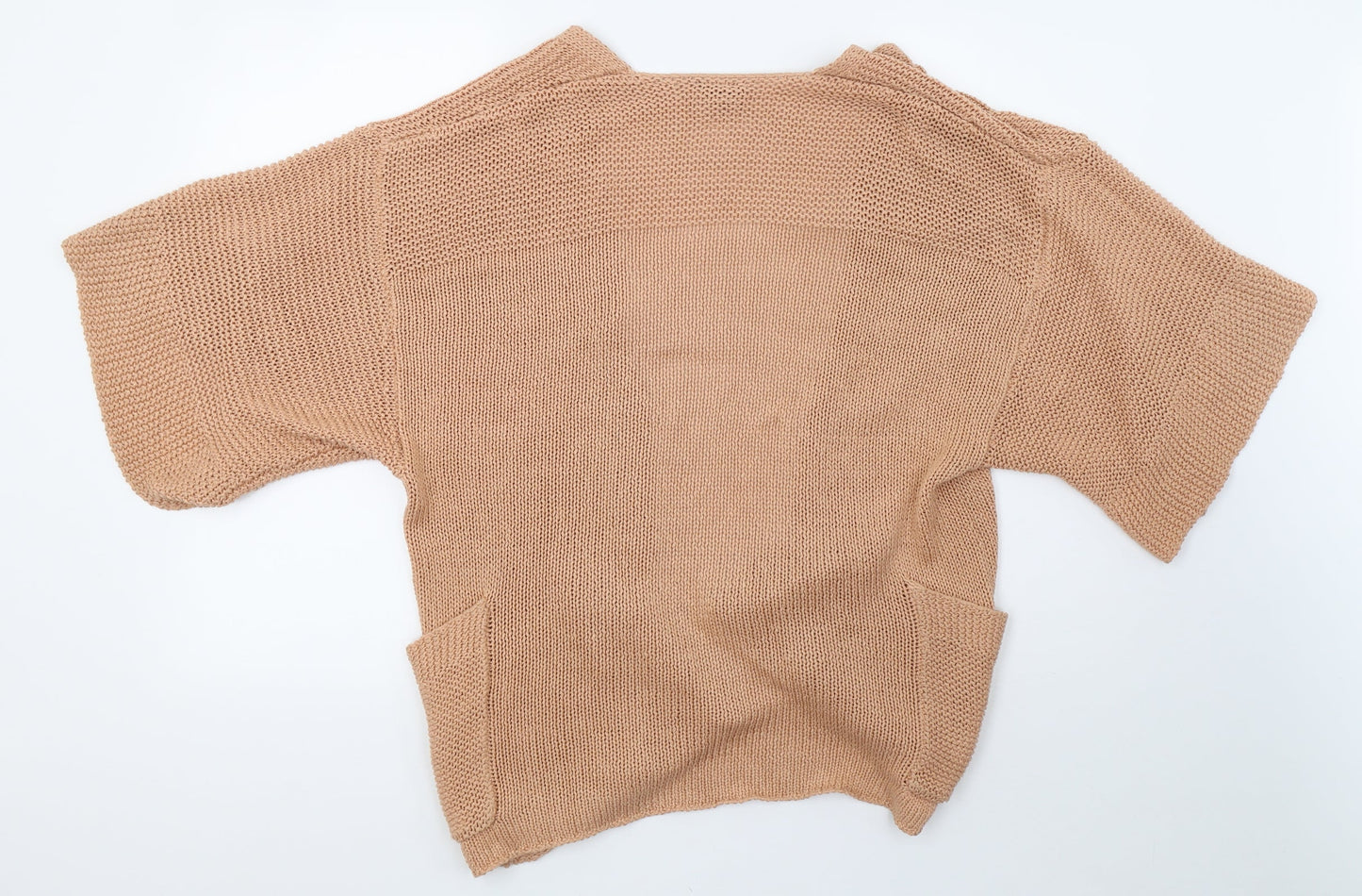 Womens UK Size 12 Topshop Orange Cardigan Jumper