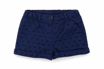 Young Dimension Boys Blue Polka Dot  Utility Shorts Size 2-3 Years