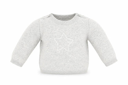 M&S Baby Grey  Knit Pullover Jumper Size 3-6 Months